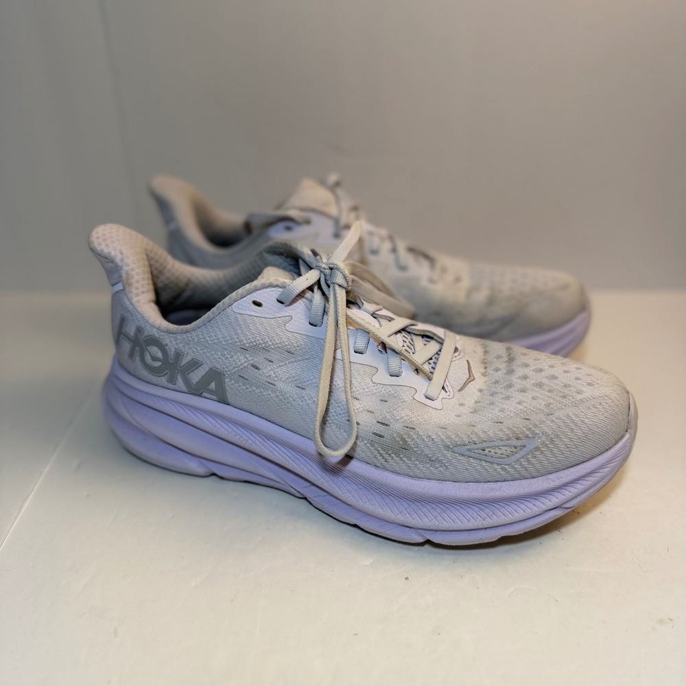 Hoka Clifton 9 Women Running Shoes Sea Glass Light Wright 1127896 SGLW 8.5B